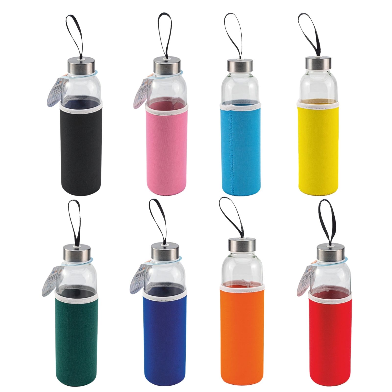LADOGA SİYAH 550 ML CAM MATARA