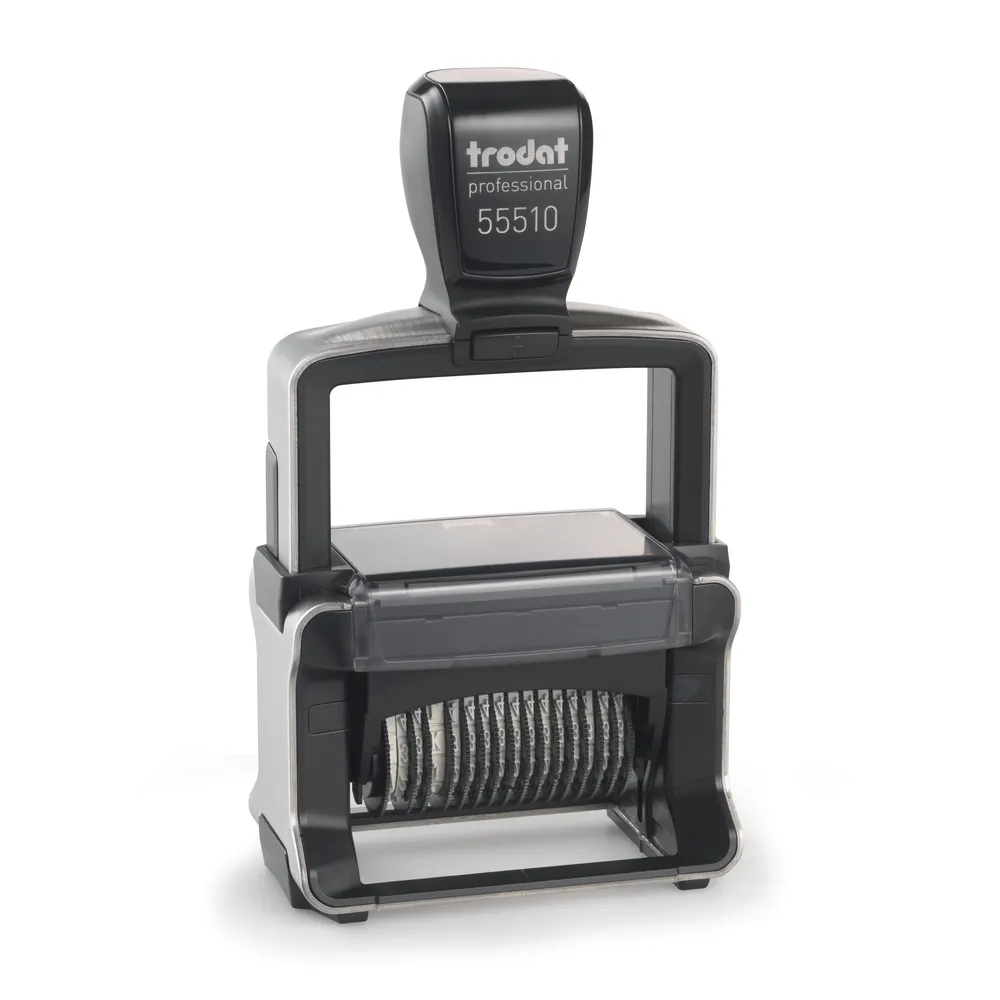 Trodat 55510PL Professıonal Plakalı Numaratör 5mm 10 hane